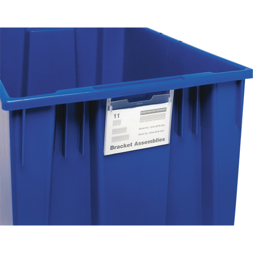 Support d'&eacute;tiquette pour contenant Stack & Nest Brunswick Fyr & Safety