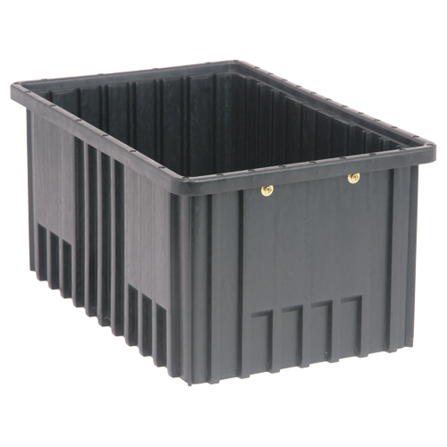 Bacs divisibles conducteurs, Polypropyl&egrave;ne, 10-7/8" la x 16-1/2" p x 8" h, Noir Brunswick Fyr & Safety