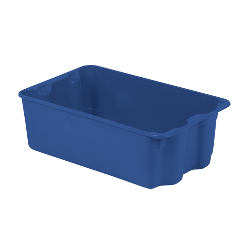 Contenants Stack-N-Nest Polylewton, 7,9" x 24" x 14,1", Bleu Brunswick Fyr & Safety
