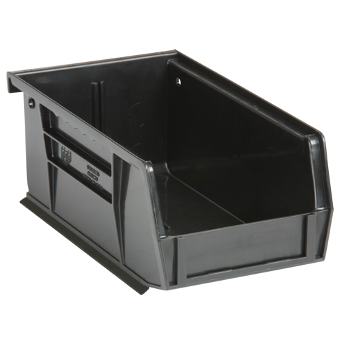 Ultra Stack & Hang Bin, 4-1/8" W x 3" H x 7-3/8" D, Black Brunswick Fyr & Safety