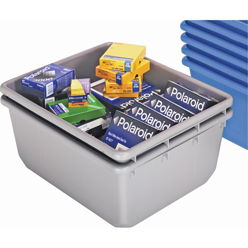 QuanTub Nesting Totes, 19" W x 24-1/2" D x 9.5" H, Grey Brunswick Fyr & Safety