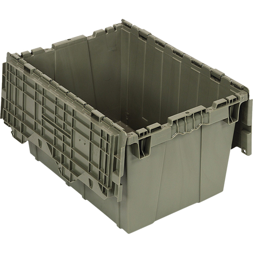 Attached Top Container, 12.75" x 19.25" x 15.25", Green Brunswick Fyr & Safety