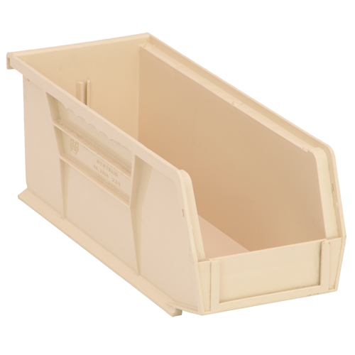 Ultra Stack & Hang Bin, 4-1/8" W x 4" H x 10-7/8" D, Ivory Brunswick Fyr & Safety