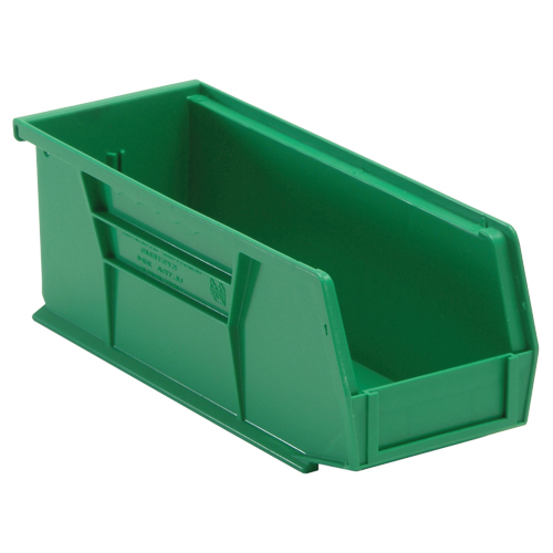 Ultra Stack & Hang Bin, 4-1/8" W x 4" H x 10-7/8" D, Green Brunswick Fyr & Safety