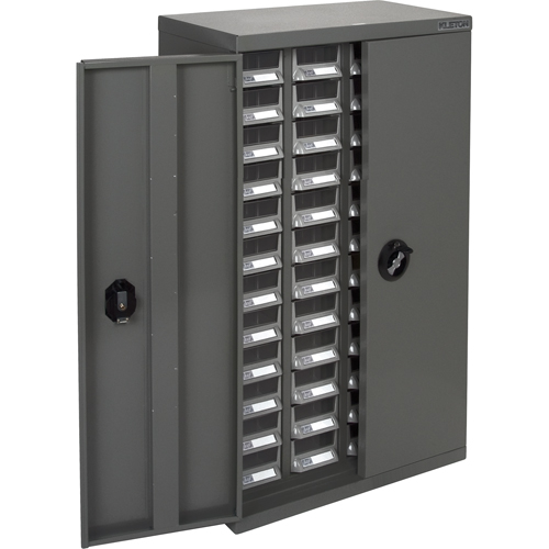 Casiers pour pi&egrave;ces KPC-400, Acier galvanis&eacute;, 48 tiroirs, 22-3/5" x 10-4/5" x 36-9/10", Gris Brunswick Fyr & Safety