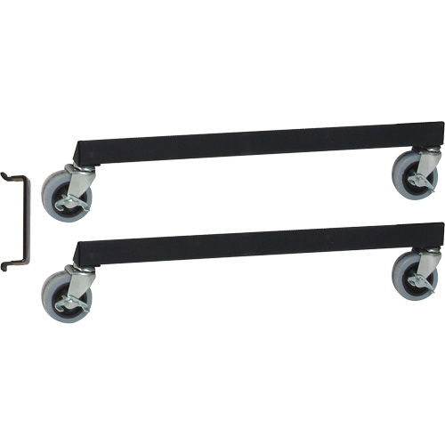Ensemble mobile de support sur pied pour casiers de rangement &agrave; emboîtement Brunswick Fyr & Safety