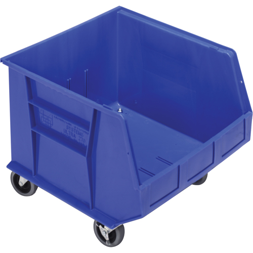Bac mobile, 14" ha x 16-1/2" la x 18" p, Capacit&eacute; de 75 lb, Bleu Brunswick Fyr & Safety