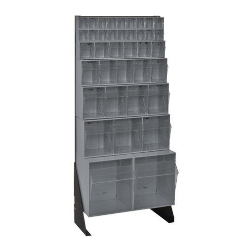 Support pour bacs basculants, 23-5/8" la x 8" p x 52" h, 38 tiroirs Brunswick Fyr & Safety