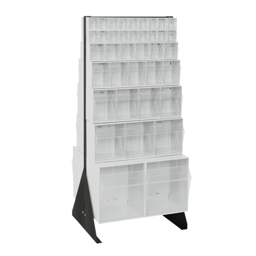 Support pour bacs basculants, 23-5/8" la x 16" p x 52" h, 76 tiroirs Brunswick Fyr & Safety