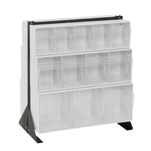 Support pour bacs basculants, 23-5/8" la x 16" p x 28" h, 24 tiroirs Brunswick Fyr & Safety