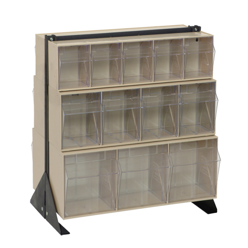 Support pour bacs basculants, 23-5/8" la x 16" p x 28" h, 24 tiroirs Brunswick Fyr & Safety