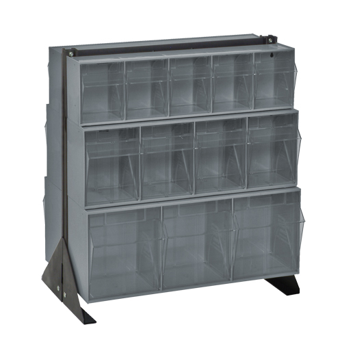 Support pour bacs basculants, 23-5/8" la x 16" p x 28" h, 24 tiroirs Brunswick Fyr & Safety
