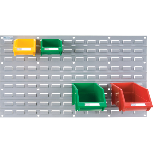 Metal Louvered Panel Bin Support Rack, 32 Bins, 36" W x 1/8" D x 19" H Brunswick Fyr & Safety