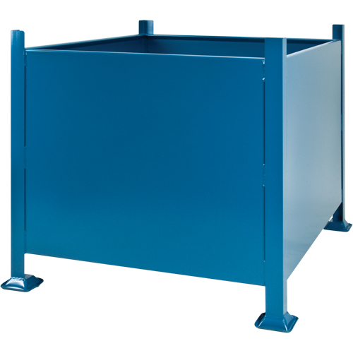 Bulk Stacking Containers, 30" H x 40.5" W x 48.5" D, 3500 lbs. Capacity Brunswick Fyr & Safety