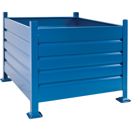 Bulk Stacking Containers, 30" H x 40.5" W x 48.5" D, 4500 lbs. Capacity Brunswick Fyr & Safety