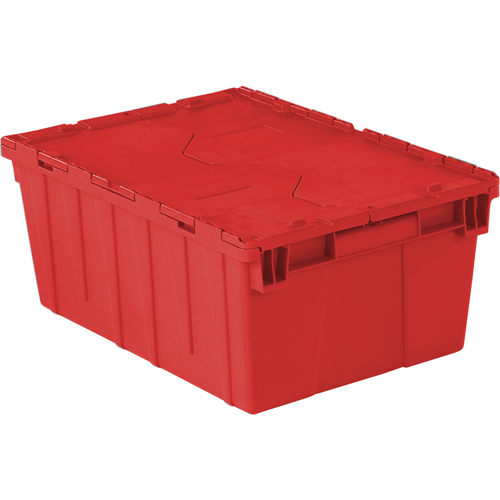 Contenants de distribution Flipak en plastique poly&eacute;thyl&egrave;ne (PE), 21,9" x 15,2" x 9,3", Rouge Brunswick Fyr & Safety