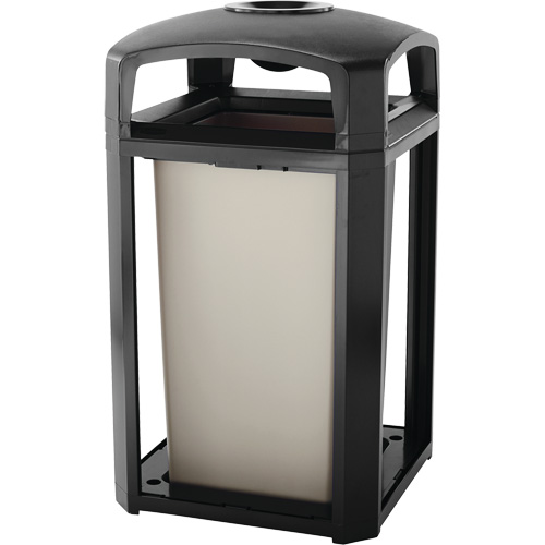Landmark Series Classic Ash Tray & Waste Receptacle, Plastic, 50 US gal. Capacity, 46-1/2" Height Brunswick Fyr & Safety