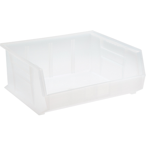 Clear-View Ultra Stack & Hang Bin, 16-1/2" W x 7" H x 14-3/4" D, Clear Brunswick Fyr & Safety