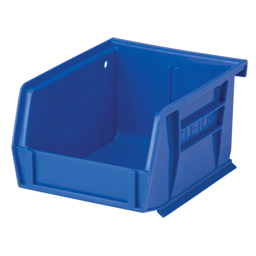 Bac empilable & &agrave; suspendre, 4-1/8" la, 3" h x 5-3/8" p, Bleu Brunswick Fyr & Safety