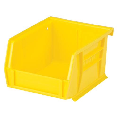 Stack & Hang Bin, 4-1/8" W x 3" H x 5-3/8" D, Yellow Brunswick Fyr & Safety