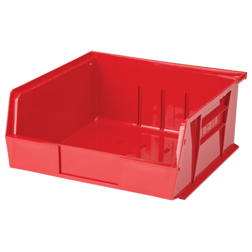 Bac empilable & &agrave; suspendre, 11" la, 5" h x 10-7/8" p, Rouge Brunswick Fyr & Safety