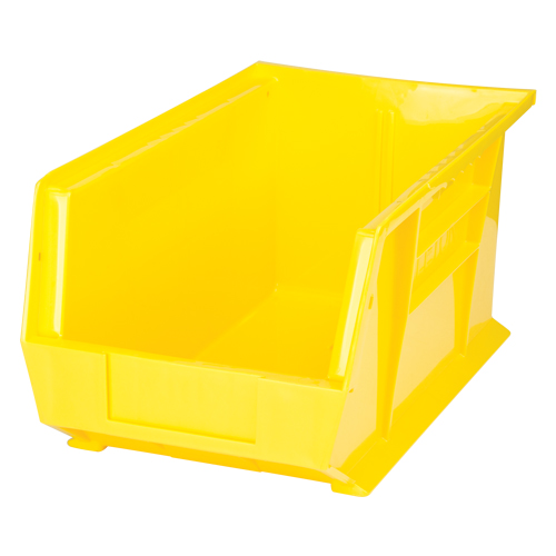 Stack & Hang Bin, 8-1/4" W x 7" H x 14-3/4" D, Yellow Brunswick Fyr & Safety