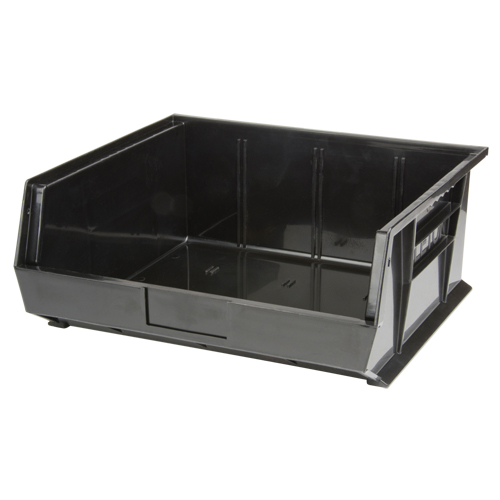 Stack & Hang Bin, 16-1/2" W x 7" H x 14-3/4" D, Black Brunswick Fyr & Safety