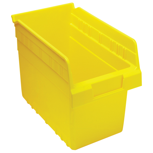 Bacs pour &eacute;tag&egrave;re Store-Max, 6-5/8" la x 8" H x 11-5/8" p, Jaune, Capacit&eacute; 44 lb Brunswick Fyr & Safety