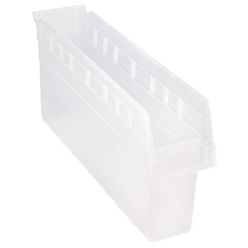 Bacs pour &eacute;tag&egrave;re Store-Max, 4-3/8" la x 8" H x 23-5/8" p, Transparent, Capacit&eacute; 68 lb Brunswick Fyr & Safety
