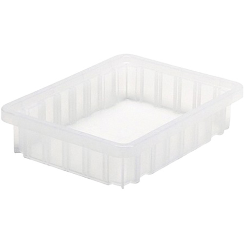 Contenant Divider Box, Plastique, 10,875" la x 8,25" p x 2,5" h, Transparent Brunswick Fyr & Safety