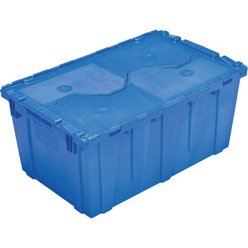 FP243C FliPak Nestable Tote, 26.9" x 16.9" x 12.1", Blue Brunswick Fyr & Safety