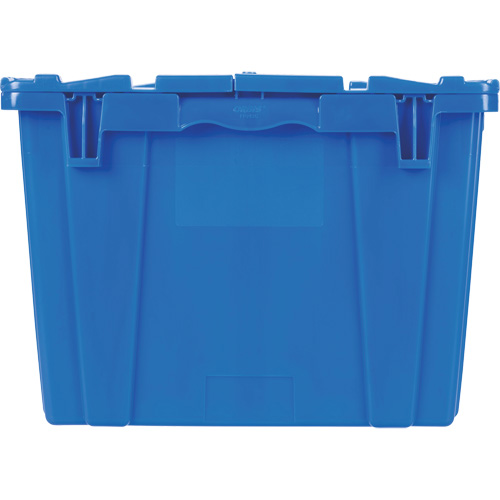 FP243C FliPak Nestable Tote, 26.9" x 16.9" x 12.1", Blue Brunswick Fyr & Safety