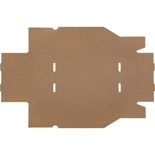 Deep Corrugated Parts Bins, 8-3/4" W x 11-1/4" D x 4-1/2" H, Beige Brunswick Fyr & Safety