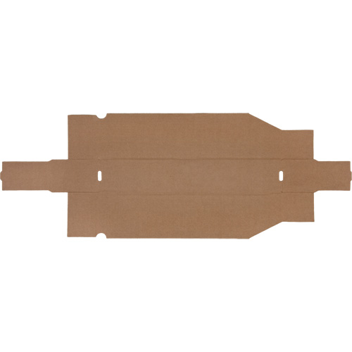 Deep Corrugated Parts Bins, 1-7/8" W x 17-1/8" D x 4-1/2" H, Beige Brunswick Fyr & Safety
