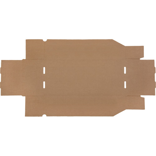 Boîtes profondes en carton ondul&eacute;, 7-3/4" la x 17-1/4" p x 4-1/2" h, Beige Brunswick Fyr & Safety