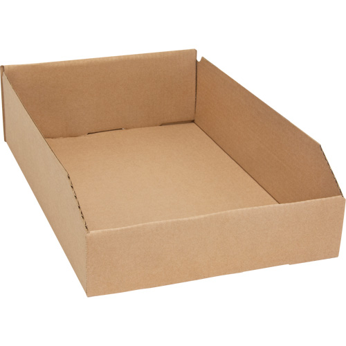 Boîtes profondes en carton ondul&eacute;, 11-3/4" la x 17-1/4" p x 4-1/2" h, Beige Brunswick Fyr & Safety