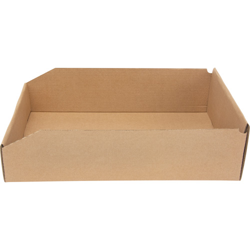 Boîtes profondes en carton ondul&eacute;, 11-3/4" la x 17-1/4" p x 4-1/2" h, Beige Brunswick Fyr & Safety