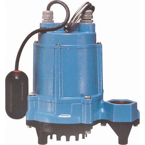 Pompes de puisard/pour effluents pour temp&eacute;ratures &eacute;lev&eacute;es, 50 gal./h, 115 V, 10,1 A, 1/3 CV Brunswick Fyr & Safety