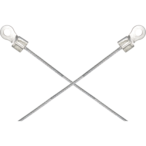 Light-Duty Bonding & Grounding Wire Assemblies - Two 1/4" Terminal Connectors Brunswick Fyr & Safety