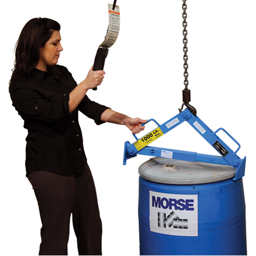 Leveur de baril, 30 - 85 gal. US (25 - 70 gal. imp.), Cap. 1000 lb/454 kg Brunswick Fyr & Safety