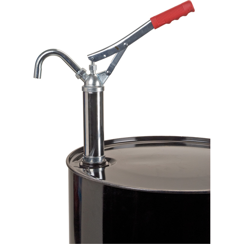 Pompe &agrave; baril de type levier, Acier, 11 oz/course, Pour barils de 30-55 gal. Brunswick Fyr & Safety
