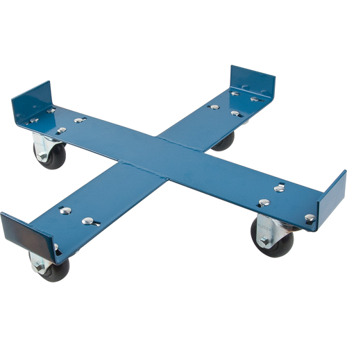 Drum Dolly, Steel, 750 lbs. Capacity, 24" Diameter, Polyolefin Casters Brunswick Fyr & Safety