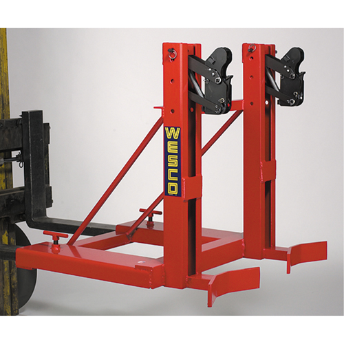 Manipulateurs de baril Gator Grip pour chariot &eacute;l&eacute;vateur, Pour 30 gal. US (25 gal. imp.) / 50 gal. US (41.6 gal. imp.) / 80 gal. US (66.6 gal. imp.) Brunswick Fyr & Safety