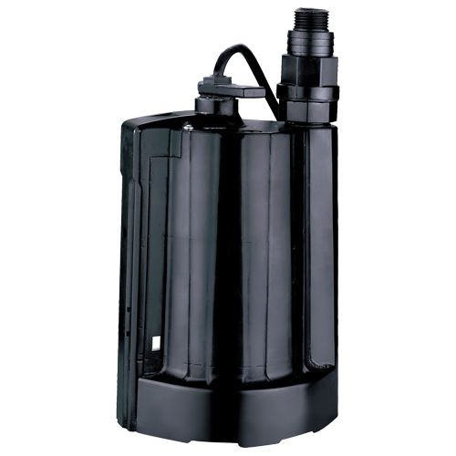 Automatic Submersible Utility Pump, 1/3 HP, 2160 GPH, 115 V, 4 A Brunswick Fyr & Safety