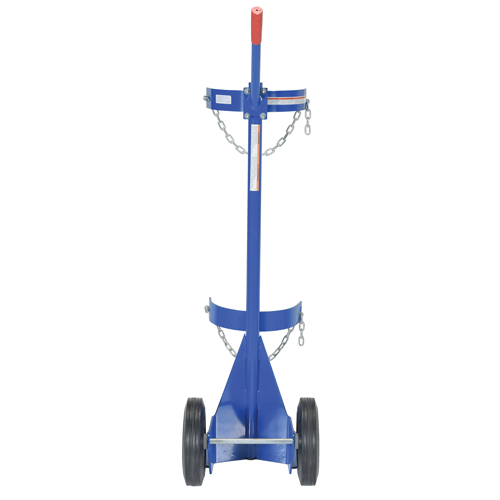 Chariot pour bouteille de gaz, Roues Caoutchouc, Base de 12" la x 15-1/2" lo, 500 lb Brunswick Fyr & Safety