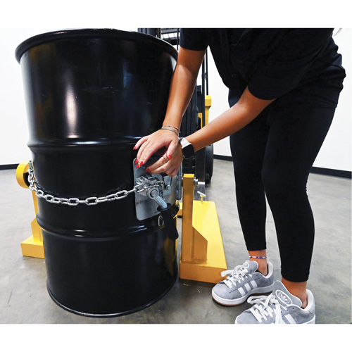 Fork Mounted Drum Carrier, For 55 US Gal. (45.8 Imperial Gal.) Brunswick Fyr & Safety