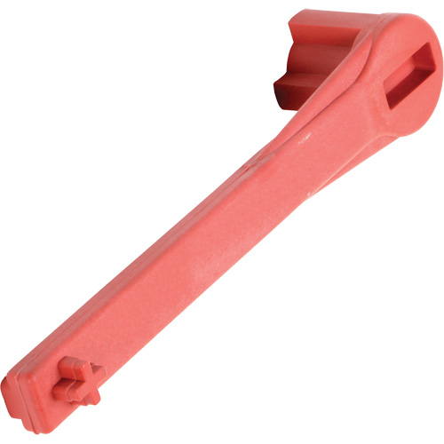 Cl&eacute; pour bouchon-&eacute;crou sp&eacute;cialis&eacute;e &agrave; un seul c&ocirc;t&eacute;, Ouverture de 1-1/4", Poign&eacute;e 8", Nylon anti&eacute;tincelles Brunswick Fyr & Safety