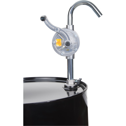 Pompe rotative pour baril, Aluminium, Pour capacit&eacute; 5-55 gal., 9,5 oz/course Brunswick Fyr & Safety