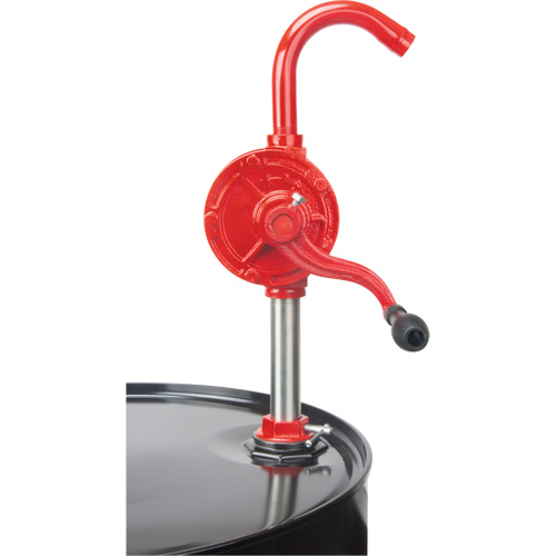Pompe rotative pour baril, Fonte/Acier, Pour capacit&eacute; 30-55 gal., 8 oz/course Brunswick Fyr & Safety