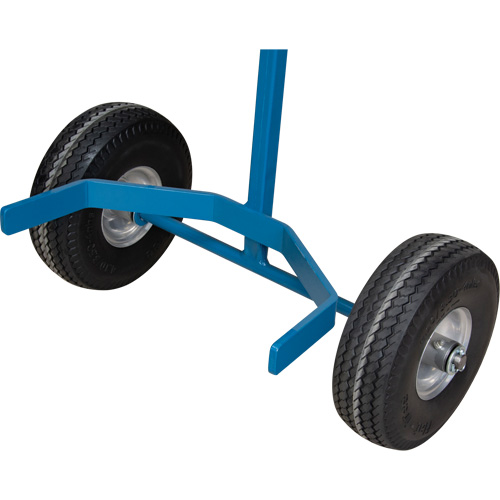 Cylinder Cart, Flat-Free Wheels, 15-1/2" W x 14-1/4" L Base, 600 lbs. Brunswick Fyr & Safety